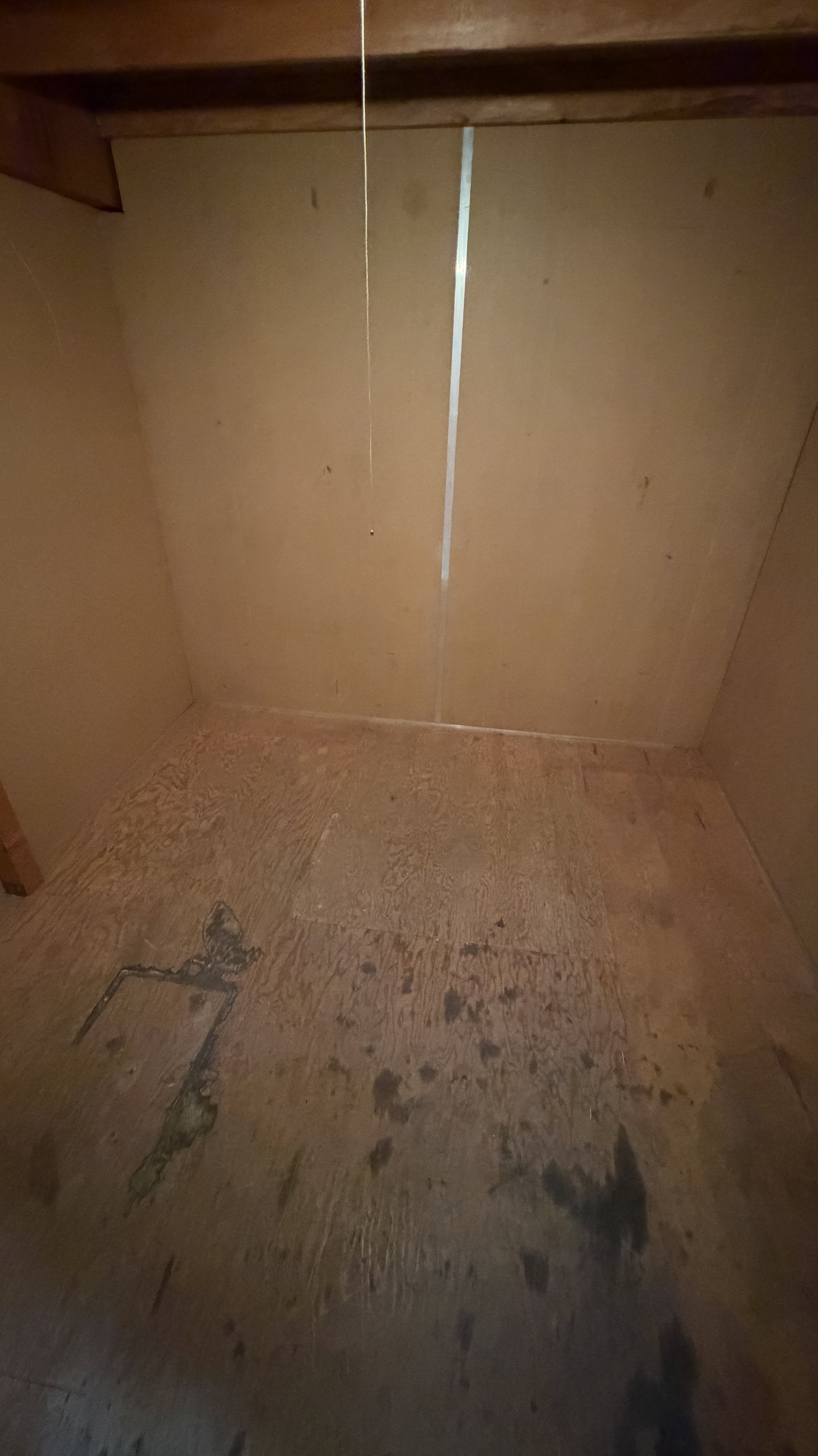 After — storage space fully cleared out